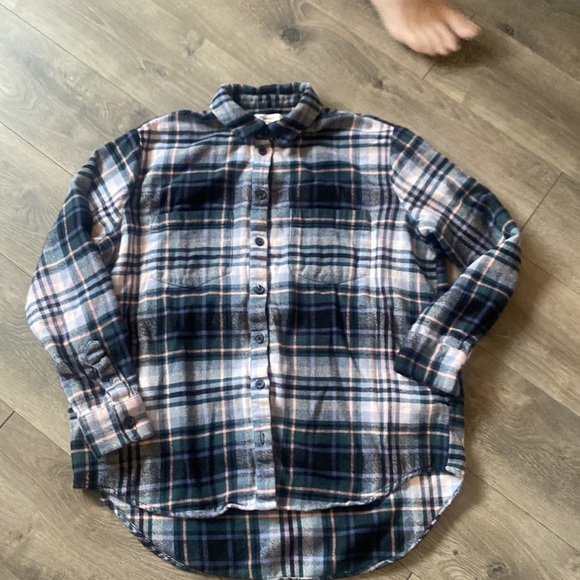 Madewell Flannel Sunday Shirt in Cronston Plaid size Small J80 - Picture 8 of 10